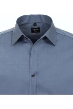Venti Body Fit Hemd Blau, Einfarbig -Bekleidung Rabatt Serie 001420 100 3 800 1200x1200