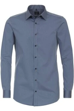 Bekleidung Rabatt Serie 49 Venti Body Fit Hemd Blau, Einfarbig