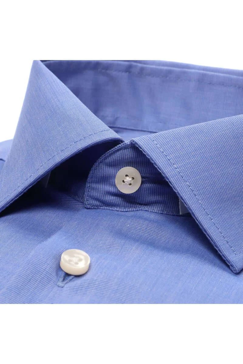 Seidensticker Regular Fit Hemd Blau, Einfarbig 4 Seidensticker Regular Fit Hemd Blau, Einfarbig – Bild 2