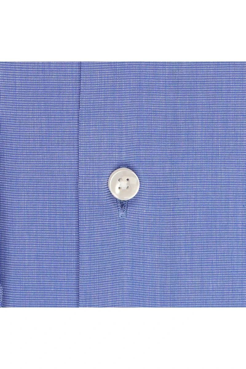 Seidensticker Regular Fit Hemd Blau, Einfarbig 6 Seidensticker Regular Fit Hemd Blau, Einfarbig – Bild 4