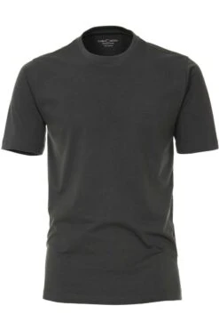 Casa Moda T-Shirt Rundhals Dunkelgrün,Einfarbig