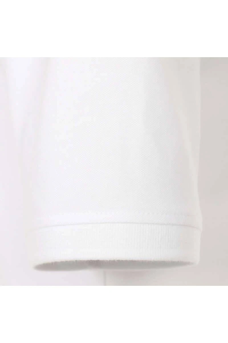 Casa Moda Casual Fit Poloshirt Weiss, Einfarbig 5 Casa Moda Casual Fit Poloshirt Weiss, Einfarbig – Bild 3