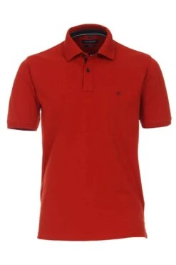 Casa Moda Casual Casual Fit Poloshirt Orange, Einfarbig