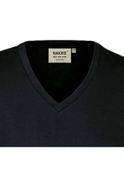 HAKRO Regular Fit T-Shirt V-Ausschnitt Schwarz,Einfarbig -Bekleidung Rabatt Serie 0272 005 1 800 1200x1200