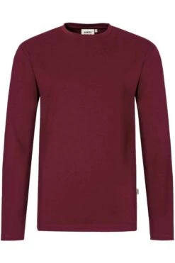 HAKRO 279 Longsleeve Weinrot