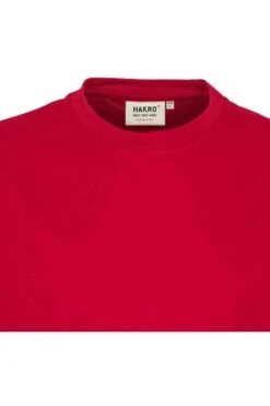 HAKRO 281Comfort Fit T-Shirt Rundhals Rot,Einfarbig -Bekleidung Rabatt Serie 0281 002 1 800 1200x1200