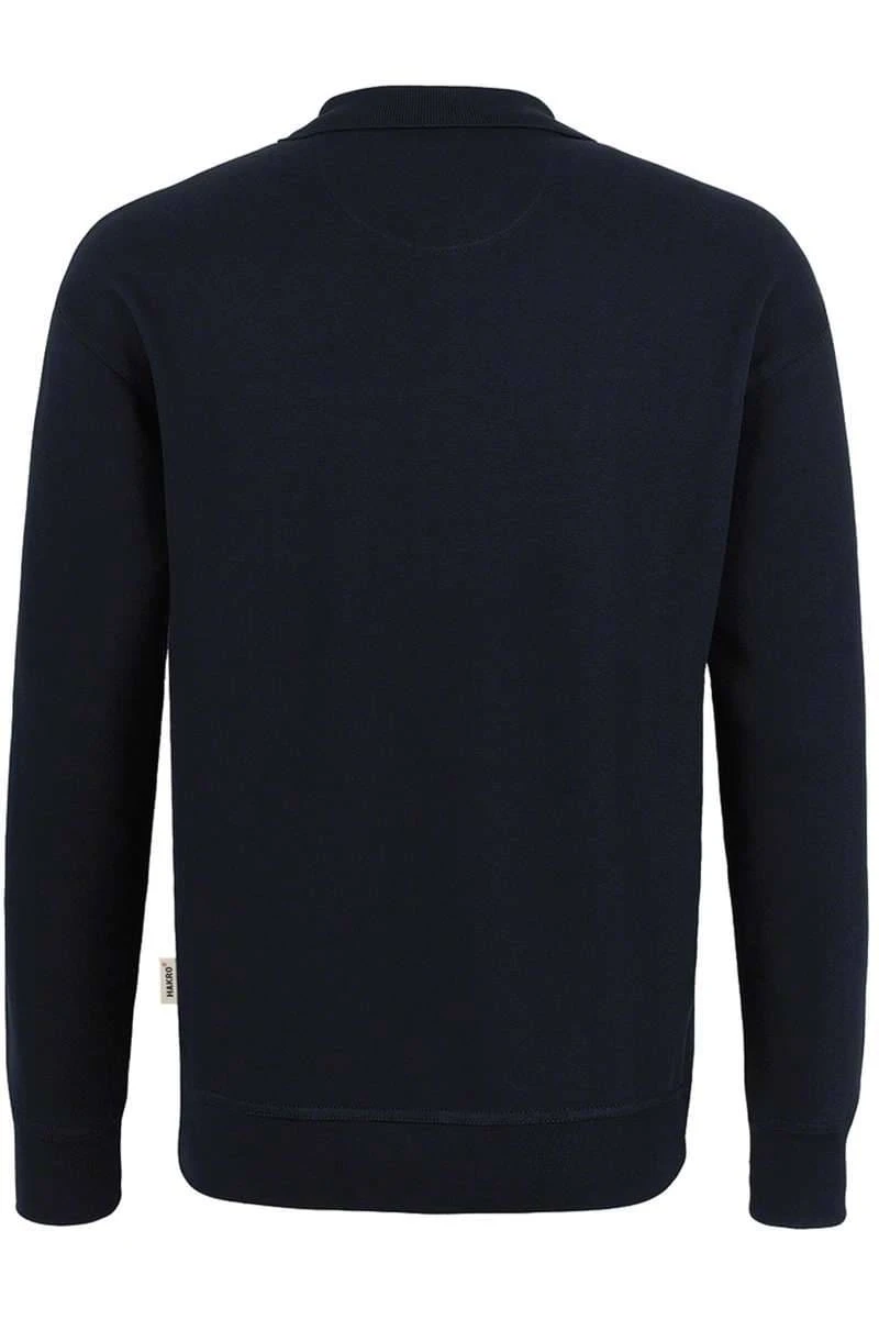 HAKRO 457 Comfort Fit Longsleeve Poloshirt Schwarz, Einfarbig 5 HAKRO 457 Comfort Fit Longsleeve Poloshirt Schwarz, Einfarbig – Bild 3