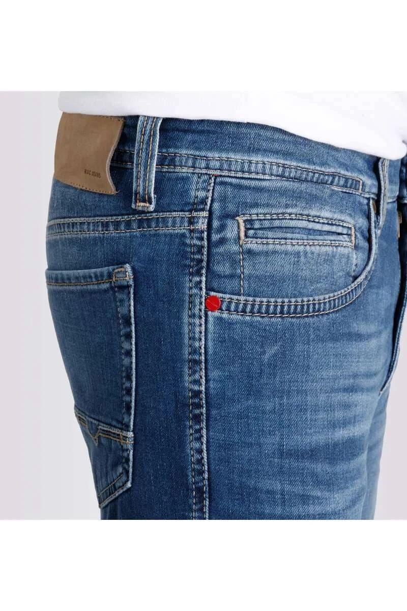 MAC Modern Fit Five-Pocket Herren Jeans Blau 4 MAC Modern Fit Five-Pocket Herren Jeans Blau – Bild 3