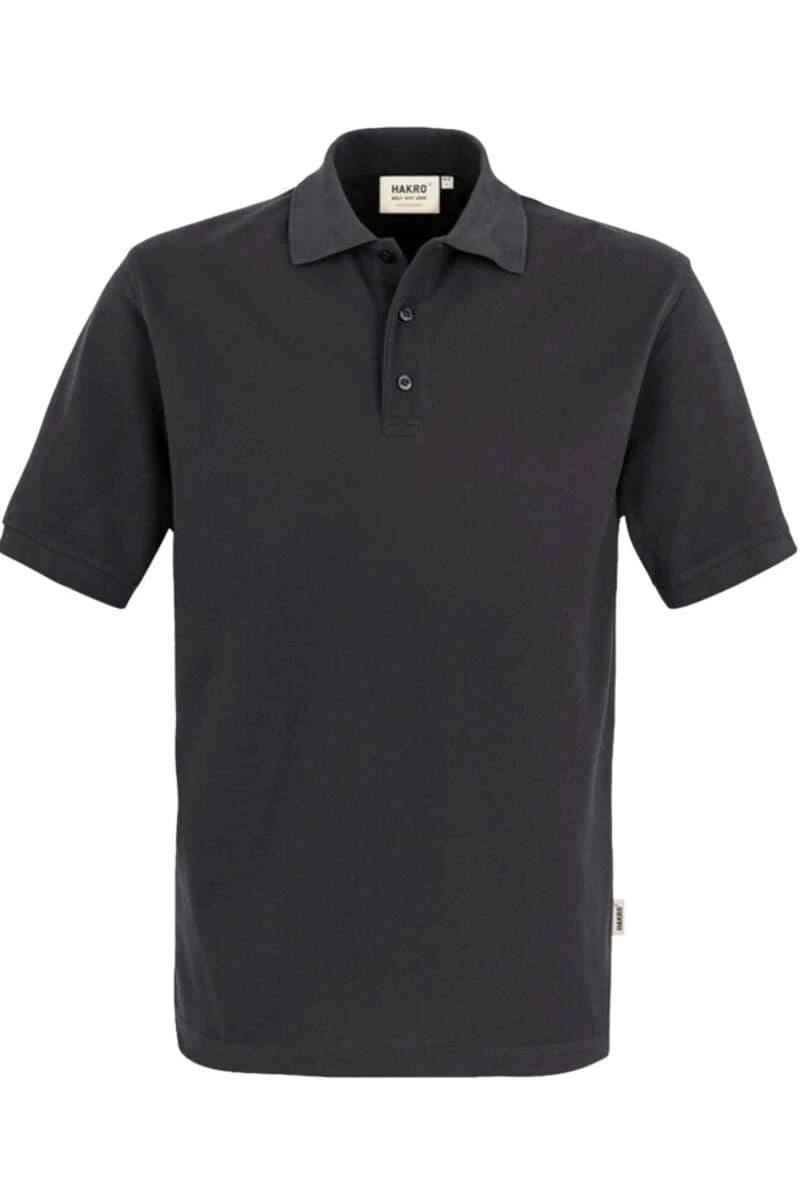 HAKRO Performance Regular Fit Poloshirt Karbon, Einfarbig 3 HAKRO Performance Regular Fit Poloshirt Karbon, Einfarbig