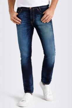 MAC Modern Fit Five-Pocket Herren Jeans Dunkelblau
