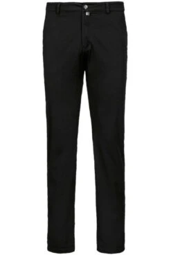 HAKRO Regular Fit Herren Chino Schwarz,Einfarbig