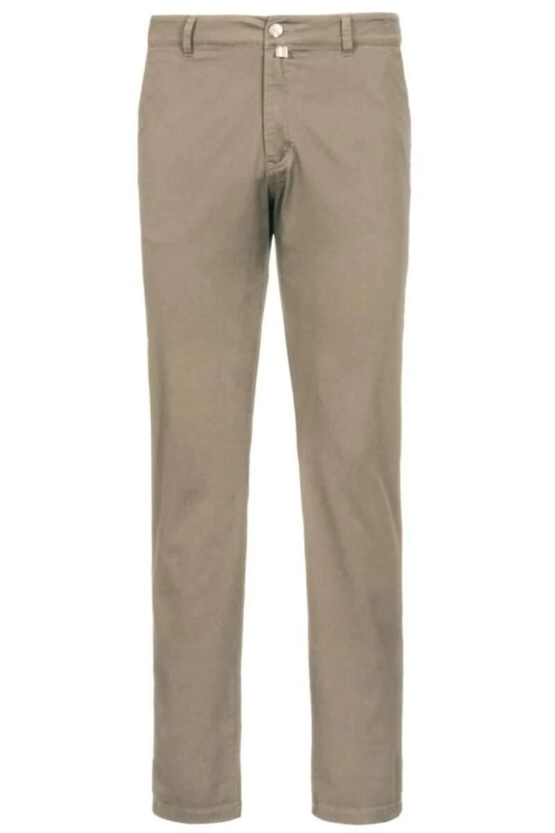 HAKRO Regular Fit Herren Chino Khaki,Einfarbig 3 HAKRO Regular Fit Herren Chino Khaki,Einfarbig