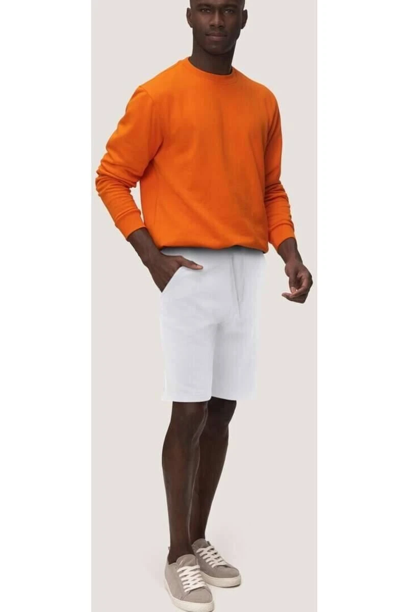 HAKRO Regular Fit Kurze Jogginghose Weiss 4 HAKRO Regular Fit Kurze Jogginghose Weiss – Bild 2