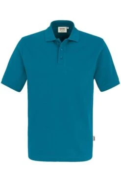 HAKRO 800 Comfort Fit Poloshirt Petrol, Einfarbig