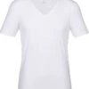 OLYMP Level FiveBody Fit T-Shirt V-Ausschnitt Weiss,Einfarbig