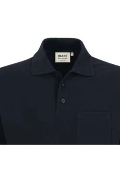 HAKRO 809 Comfort Fit Longsleeve Poloshirt Schwarz, Einfarbig -Bekleidung Rabatt Serie 0809 005 1 800 1200x1200