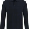 HAKRO 809 Comfort Fit Longsleeve Poloshirt Schwarz, Einfarbig -Bekleidung Rabatt Serie 0809 005 800 1200x1200
