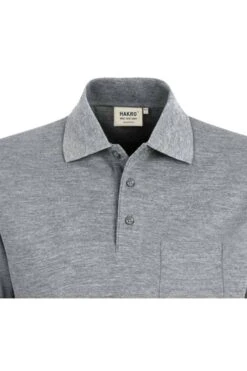 HAKRO 809 Comfort Fit Longsleeve Poloshirt Grau, Meliert -Bekleidung Rabatt Serie 0809 015 1 800 1200x1200