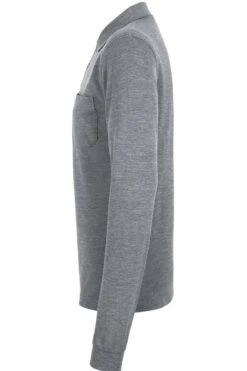 HAKRO 809 Comfort Fit Longsleeve Poloshirt Grau, Meliert -Bekleidung Rabatt Serie 0809 015 2 800 1200x1200