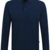 HAKRO 809 Comfort Fit Longsleeve Poloshirt Nachtblau, Einfarbig -Bekleidung Rabatt Serie 0809 034 800 1200x1200