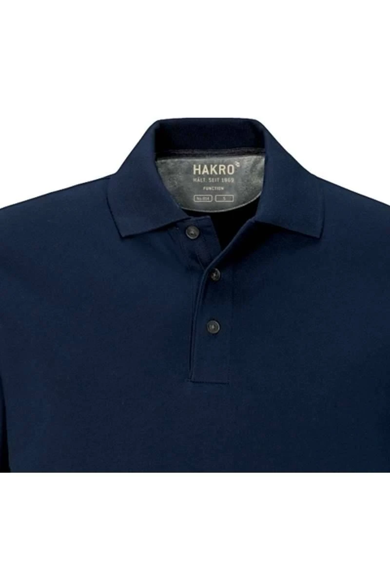 HAKRO 814 Regular Fit Poloshirt Nachtblau, Einfarbig 4 HAKRO 814 Regular Fit Poloshirt Nachtblau, Einfarbig – Bild 2