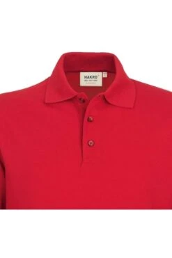 HAKRO 815 Comfort Fit Longsleeve Poloshirt Rot, Einfarbig -Bekleidung Rabatt Serie 0815 002 1 800 1200x1200