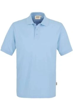 HAKRO 816 Comfort Fit Poloshirt Eisblau, Einfarbig