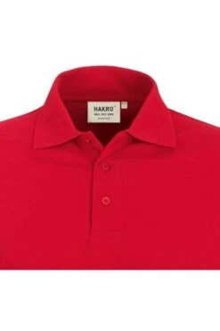 HAKRO 820 Regular Fit Longsleeve Poloshirt Rot, Einfarbig -Bekleidung Rabatt Serie 0820 002 1 800 1200x1200