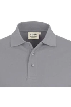 HAKRO 820 Regular Fit Longsleeve Poloshirt Grau, Einfarbig -Bekleidung Rabatt Serie 0820 043 1 800 1200x1200