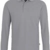 HAKRO 820 Regular Fit Longsleeve Poloshirt Grau, Einfarbig -Bekleidung Rabatt Serie 0820 043 800 1200x1200