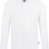 HAKRO 821 Comfort Fit Longsleeve Poloshirt Weiss, Einfarbig -Bekleidung Rabatt Serie 0821 001 800 1200x1200
