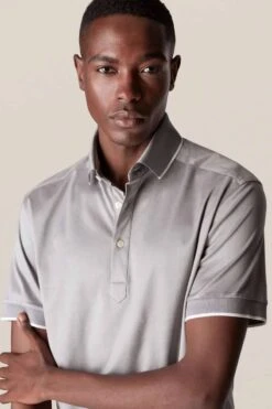 ETON Slim Fit Poloshirt Hellgrau, Einfarbig -Bekleidung Rabatt Serie 1000 02552 12 11 800 1200x1200