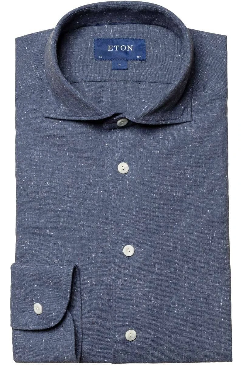 ETON Contemporary Fit Hemd Dunkelblau, Einfarbig 3 ETON Contemporary Fit Hemd Dunkelblau, Einfarbig