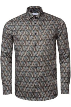ETON Slim Fit Hemd Dunkelblau, Paisley -Bekleidung Rabatt Serie 1000 03505 29 7 800 1200x1200