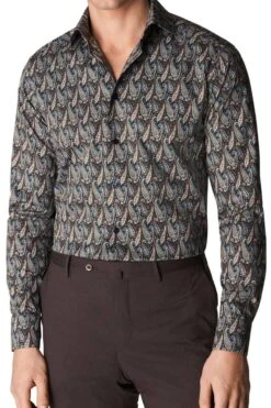 ETON Slim Fit Hemd Dunkelblau, Paisley -Bekleidung Rabatt Serie 1000 03505 29 8 800 1200x1200