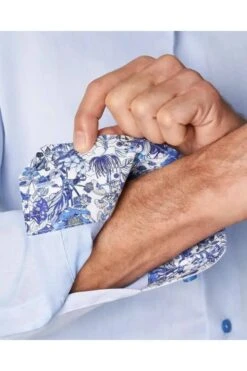 ETON Slim Fit Hemd Hellblau, Einfarbig -Bekleidung Rabatt Serie 1000 04298 21 3 800 1200x1200