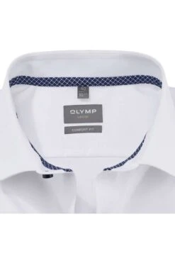 OLYMP Luxor Comfort Fit Hemd Weiss, Einfarbig -Bekleidung Rabatt Serie 1049 34 00 1 800 1200x1200