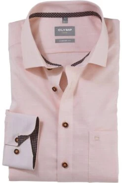 Bekleidung Rabatt Serie 18 OLYMP Luxor Comfort Fit Hemd Mandarin, Einfarbig