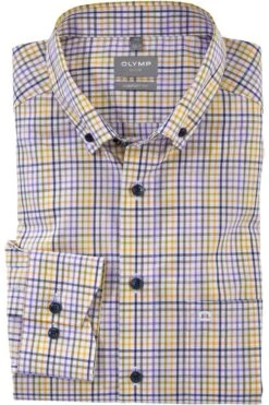 OLYMP Luxor Comfort Fit Hemd Mehrfarbig, Kariert