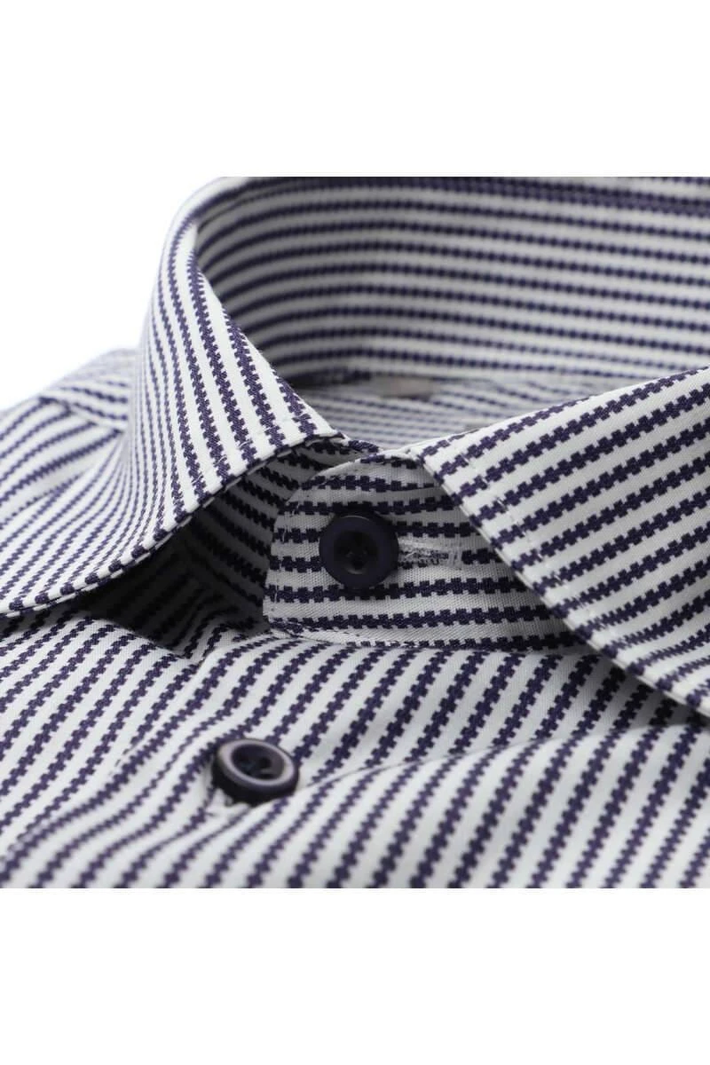 Fakts Slim Fit Hemd Navy, Gestreift 4 Fakts Slim Fit Hemd Navy, Gestreift – Bild 2