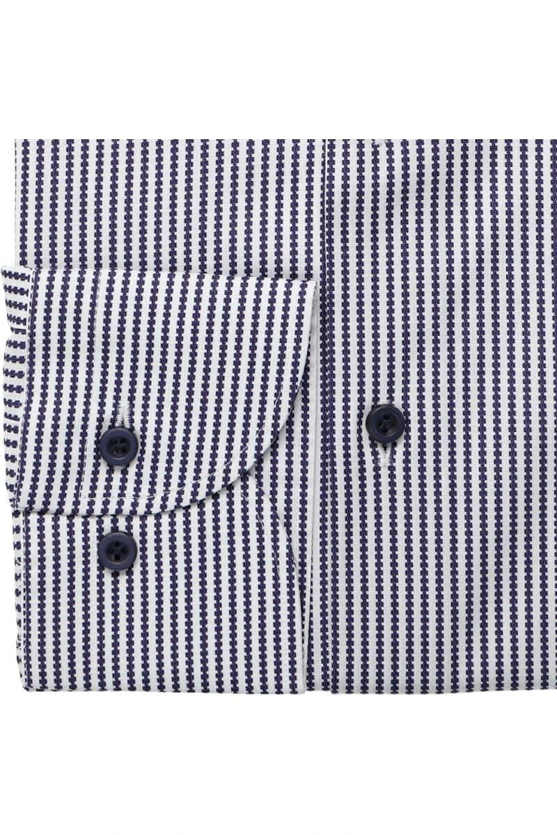Fakts Slim Fit Hemd Navy, Gestreift 5 Fakts Slim Fit Hemd Navy, Gestreift – Bild 3