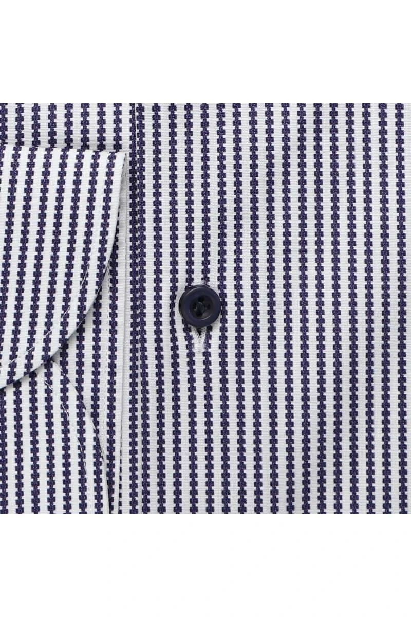 Fakts Slim Fit Hemd Navy, Gestreift 6 Fakts Slim Fit Hemd Navy, Gestreift – Bild 4