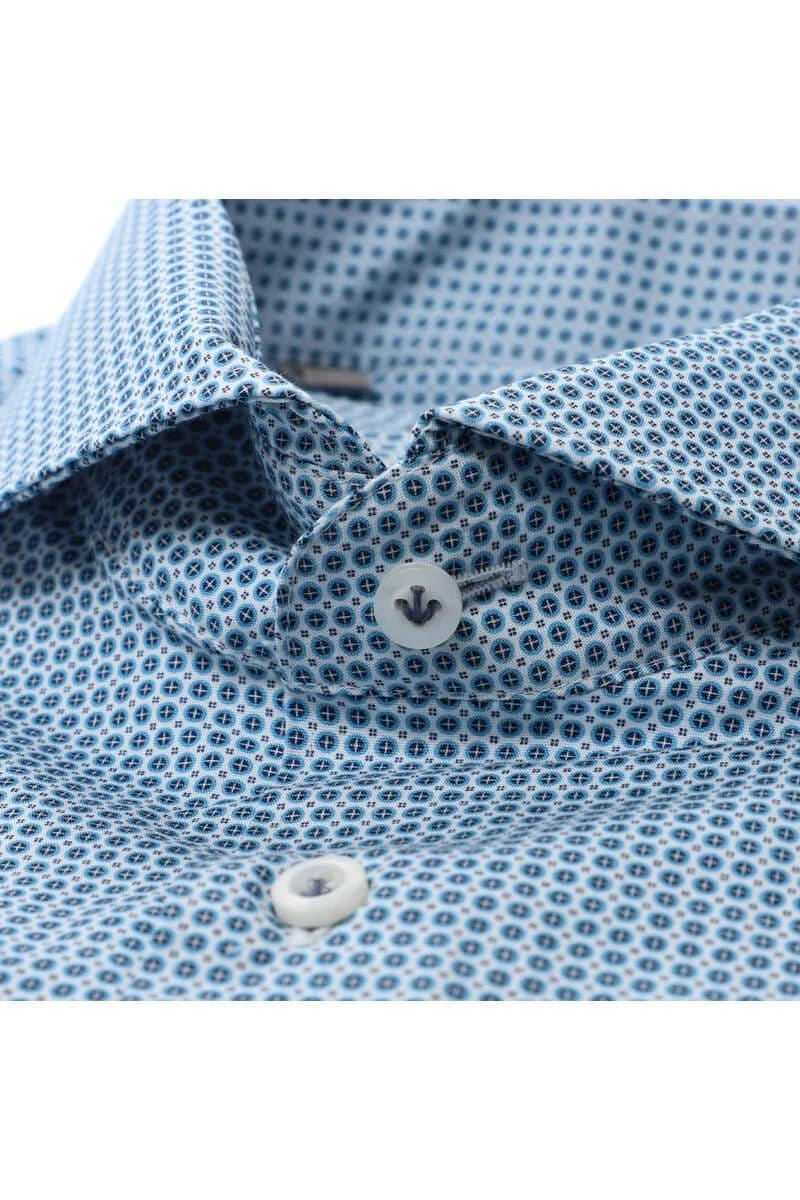 Fakts Slim Fit Hemd Blau, Gemustert 4 Fakts Slim Fit Hemd Blau, Gemustert – Bild 2