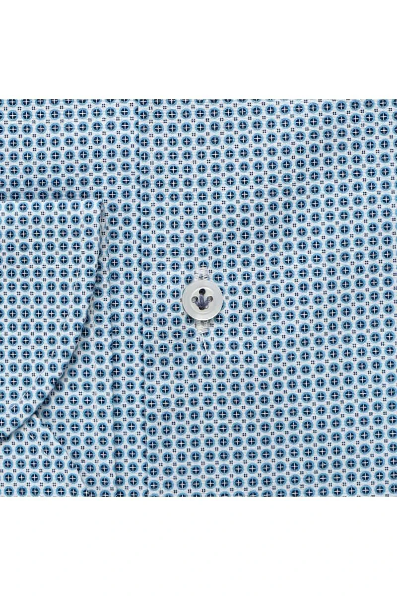 Fakts Slim Fit Hemd Blau, Gemustert 6 Fakts Slim Fit Hemd Blau, Gemustert – Bild 4