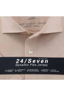OLYMP Luxor 24/Seven Modern Fit Jerseyhemd Natur, Meliert -Bekleidung Rabatt Serie 1203 12 22 3 800 1200x1200
