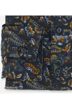 OLYMP Luxor 24/Seven Modern Fit Jerseyhemd Hellblau, Gemustert -Bekleidung Rabatt Serie 1205 24 18 2 800 1200x1200