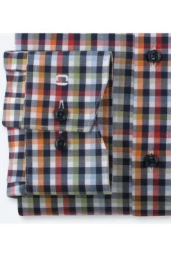 OLYMP Luxor 24/Seven Modern Fit Hemd Blau/rot/weiss, Kariert -Bekleidung Rabatt Serie 1239 24 35 5 800BobetobKHXddL 1200x1200