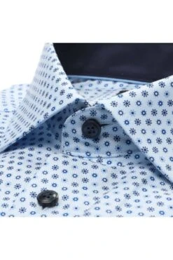 OLYMP Luxor Modern Fit Hemd Bleu/marine, Gemustert -Bekleidung Rabatt Serie 1239 52 11 1 800 1200x1200