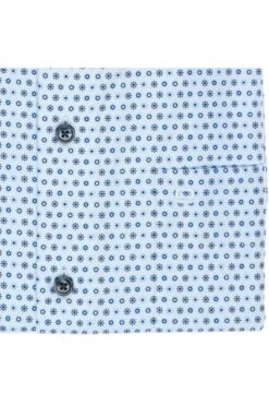 OLYMP Luxor Modern Fit Hemd Bleu/marine, Gemustert -Bekleidung Rabatt Serie 1239 52 11 4 800 1200x1200