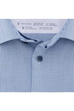 OLYMP Luxor 24/Seven Dynamic Flex Modern Fit Hemd Royal/weiss, Faux-uni -Bekleidung Rabatt Serie 1246 34 19 3 800 1200x1200